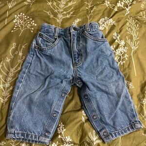 Sprockets Baby Denim Jeans Snap Legs 12M